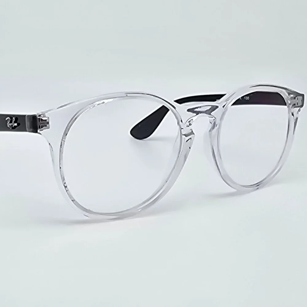 Ray-Ban RB1554 3541 Polished Transparent Black Kids Phantos Eyeglasses Frame